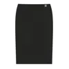 Givenchy Skirt In Wool With 4g Detail In Black