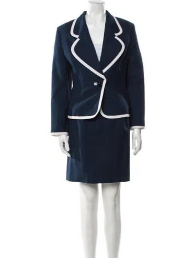 Pre-owned Givenchy Skirt Suit In Blue