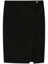 Givenchy Wool Skirt With 4g Detail Skirts Black In Black  