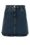 Givenchy Denim Skirt With Back And Front Pockets