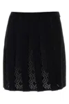 Givenchy Women Pleated Mini Skirt In Black