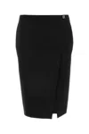 Givenchy Skirt In Wool With 4g Detail In Black