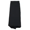 Givenchy Black Viscose Skirt In Black