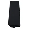 Givenchy Black Viscose Skirt In Black