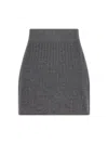 Givenchy Ribbed-knit Mini Skirt In Black