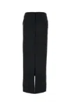 Givenchy Front-slit Wool-blend Maxi Skirt In Black