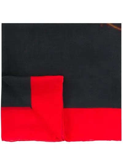 Givenchy Skull And Crossbones Print Scarf In Multi