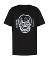 Givenchy Skull-print Cotton T-shirt In Black