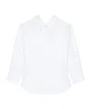 Givenchy Long-sleeve Slashed Shirt In White
