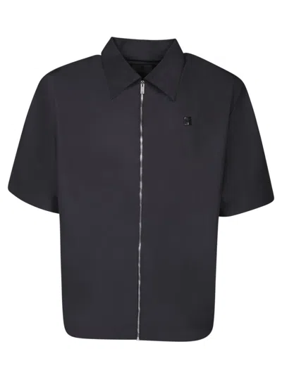 GIVENCHY GIVENCHY CASUAL SHIRT WITH ZIP CLOSURE AND POLYESTER FABRIC