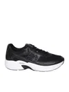 Givenchy Nfnty-52 Runners In Synthetic Leather And Mesh In Black