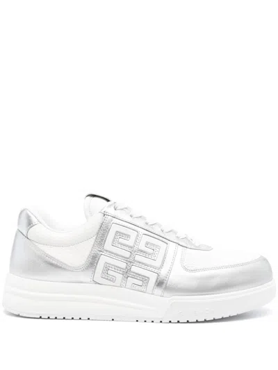 Givenchy Sleek Silvery Low-top Sneakers For Men