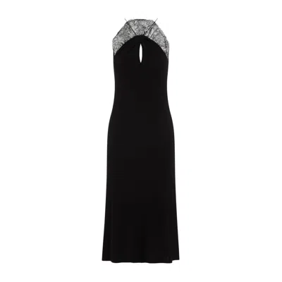 GIVENCHY SLEEVELESS BLACK LACE DRESS FOR WOMEN