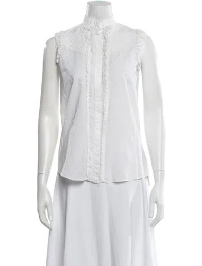 Pre-owned Givenchy Sleeveless Blouse In Neutrals