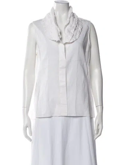 Pre-owned Givenchy Sleeveless Blouse In Neutrals