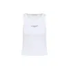 Givenchy Slim Tank Top With Logo Print In White