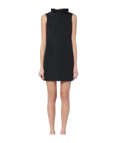 Givenchy Black Mini Dress With Bow
