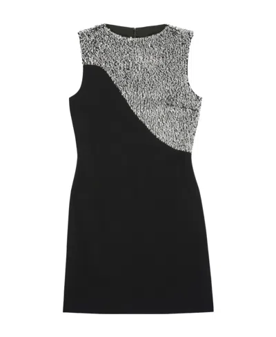 Givenchy Sleeveless Evening Dress With Sequins Embroidered In Black