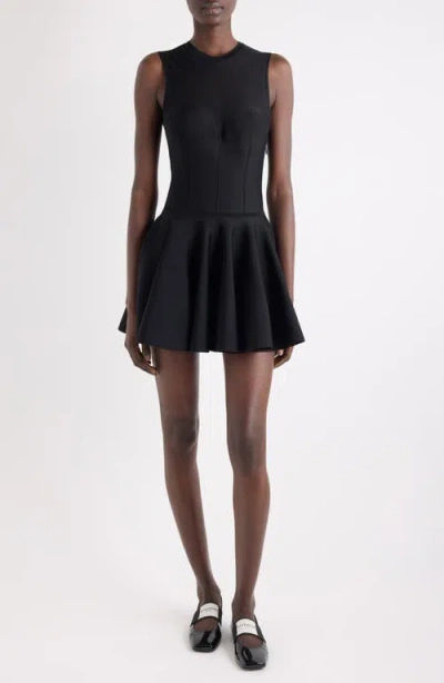 GIVENCHY GIVENCHY SLEEVELESS FIT & FLARE MINIDRESS