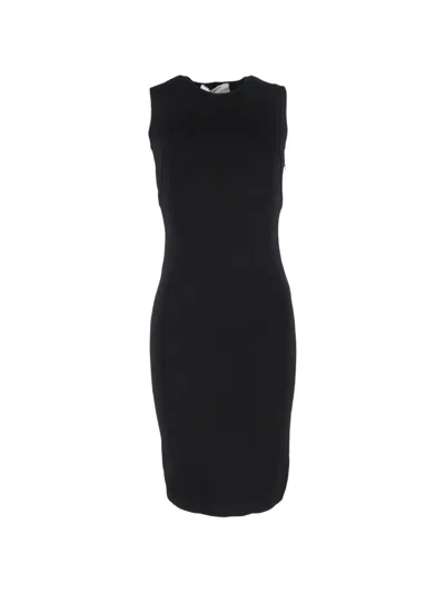Pre-owned Givenchy Sleeveless Midi Dress In Black