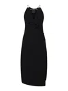 Givenchy Chain Straps Midi Dress In Black