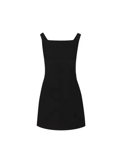 Givenchy Black Mini Dress With Back Neckline In Multi