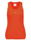 Givenchy Sleeveless Tank Top In Orange