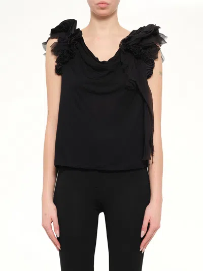 Givenchy Sleeveless Top In Black