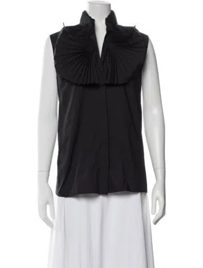 Pre-owned Givenchy Sleeveless Top In Gray