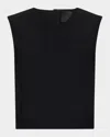 Givenchy Sleeveless V Neck Gilet In Black