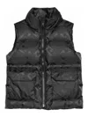 Givenchy Padded Logo Gilet In Black