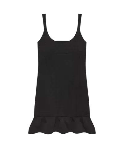 GIVENCHY DRESS IN MONOGRAM 72 JACQUARD WITH TWISTED STRAPS