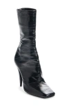 Givenchy Sliced Bootie In Black