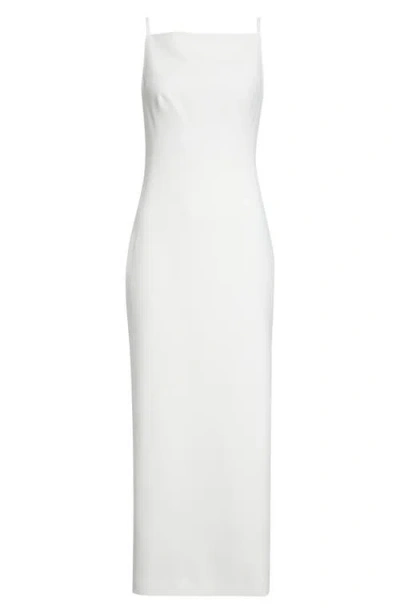 GIVENCHY GIVENCHY SLICED CREPE CADY COLUMN DRESS
