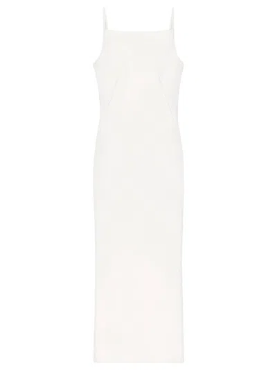 Givenchy Sliced Crepe Cady Long Dress