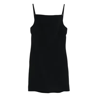 Givenchy Mini Dress Crepe Cady Square Neckline In Black