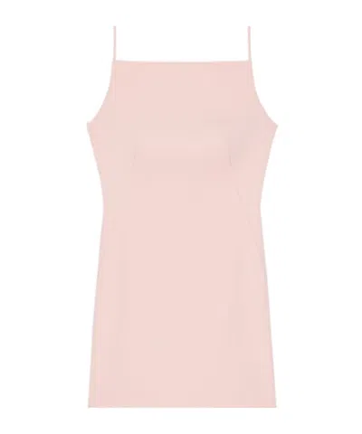Givenchy Sliced Mini Dress In Crepe Cady In Nude
