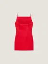 Givenchy Sliced Mini Dress In Satin