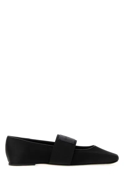 Givenchy Sliced Square Ballerina In Black