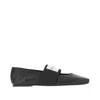 Givenchy Sliced Square Elastic-strap Ballet Flats In Black