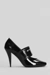 Givenchy Square Toe Patent Pumps In Black