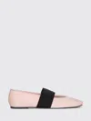 Givenchy Logo-patch Elasticated-strap Ballet Flats In Blue