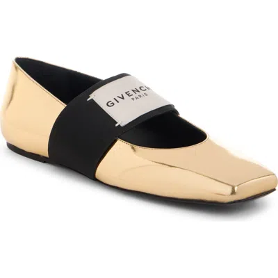 GIVENCHY GIVENCHY SLICED SQUARE TOE MARY JANE FLAT