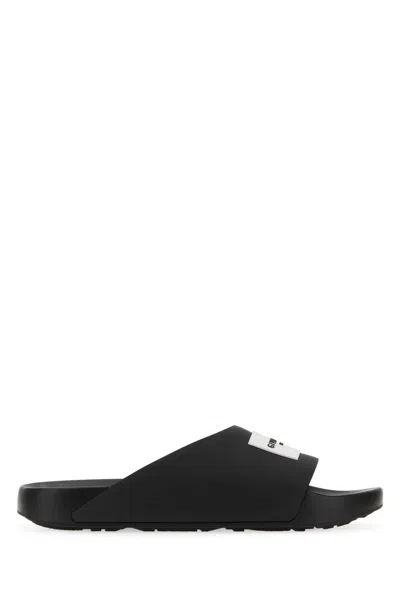 Givenchy Rubber Logo Slippers In Multi
