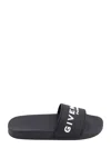 Givenchy Slide Sandals In Black