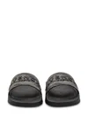 Givenchy Logo-embossed Camouflage-print Leather Slides
