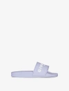 Givenchy Logo Detailed Slides In Lavender
