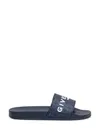Givenchy Monogram 72 Slide Sandals In Blue