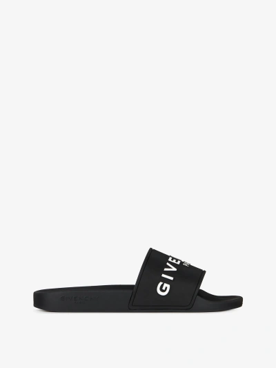 Givenchy Man Sandals Black Size 8 Thermoplastic Polyurethane