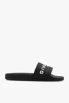 Givenchy Slide Sandals In Black